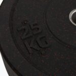 Диски бамперові олімпійські XTREXO чорні TRX-BMP025 25 кг - Зображення 3
