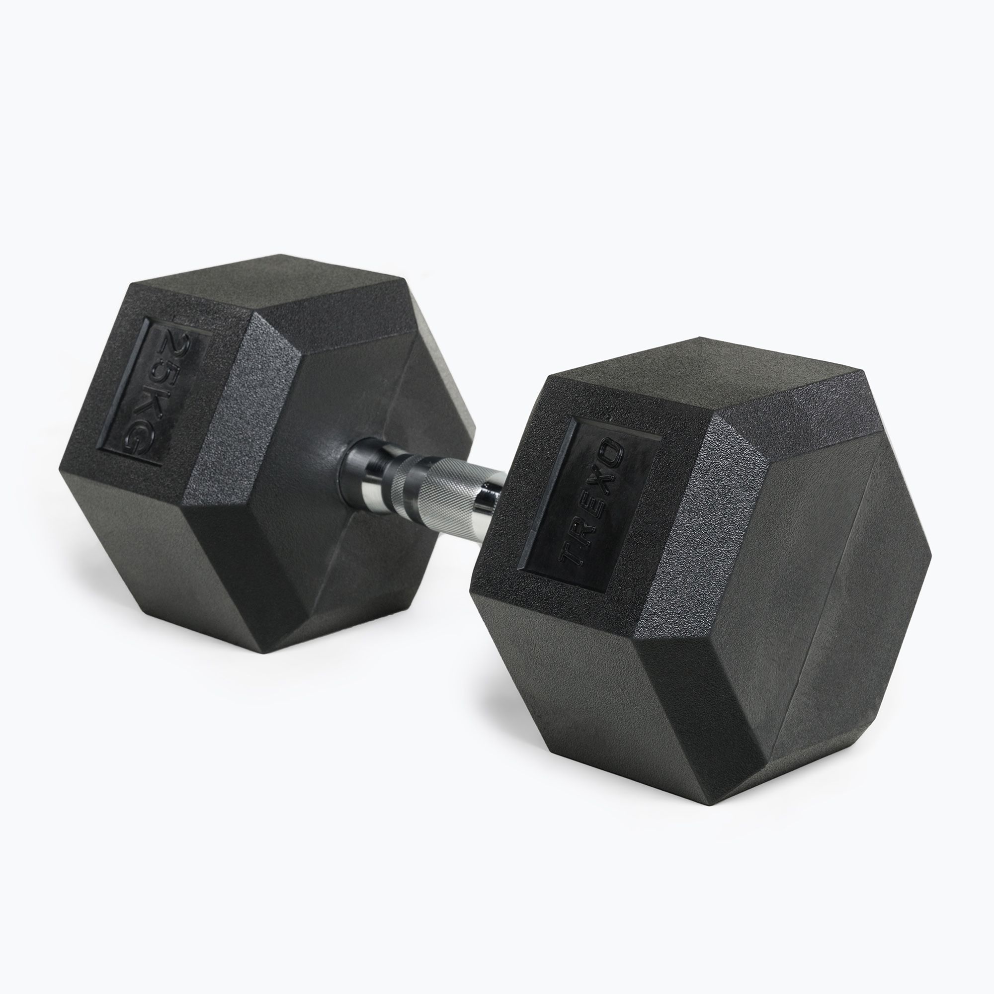gantel-progumovana-xtrexo-hex-hxd250-25-kg-617603 Гантель прогумована XTREXO Hex HXD250 25 кг - Зображення 1