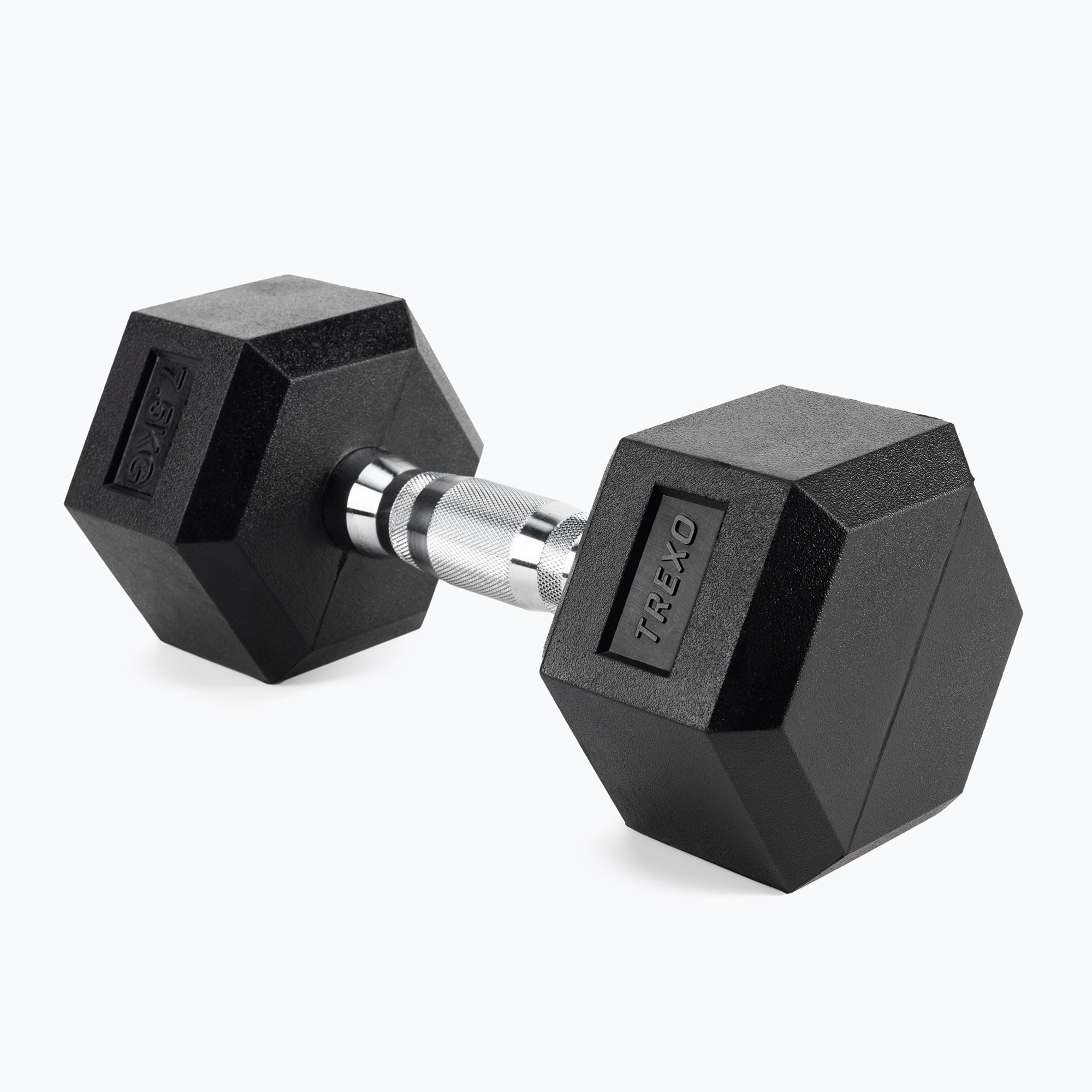 gantel-progumovana-xtrexo-hex-hxd75-7-5-kg-619238 Гантель прогумована XTREXO Hex HXD75 7.5 кг - Зображення 1