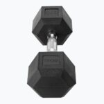 Гантель XTREXO Hex з гумовим покриттям 12,5 кг - Зображення 3