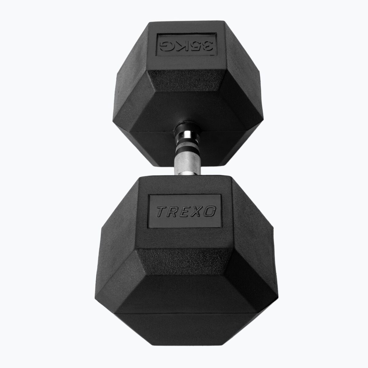 Гантель XTREXO Hex 35 кг з гумовим покриттям - Зображення 3