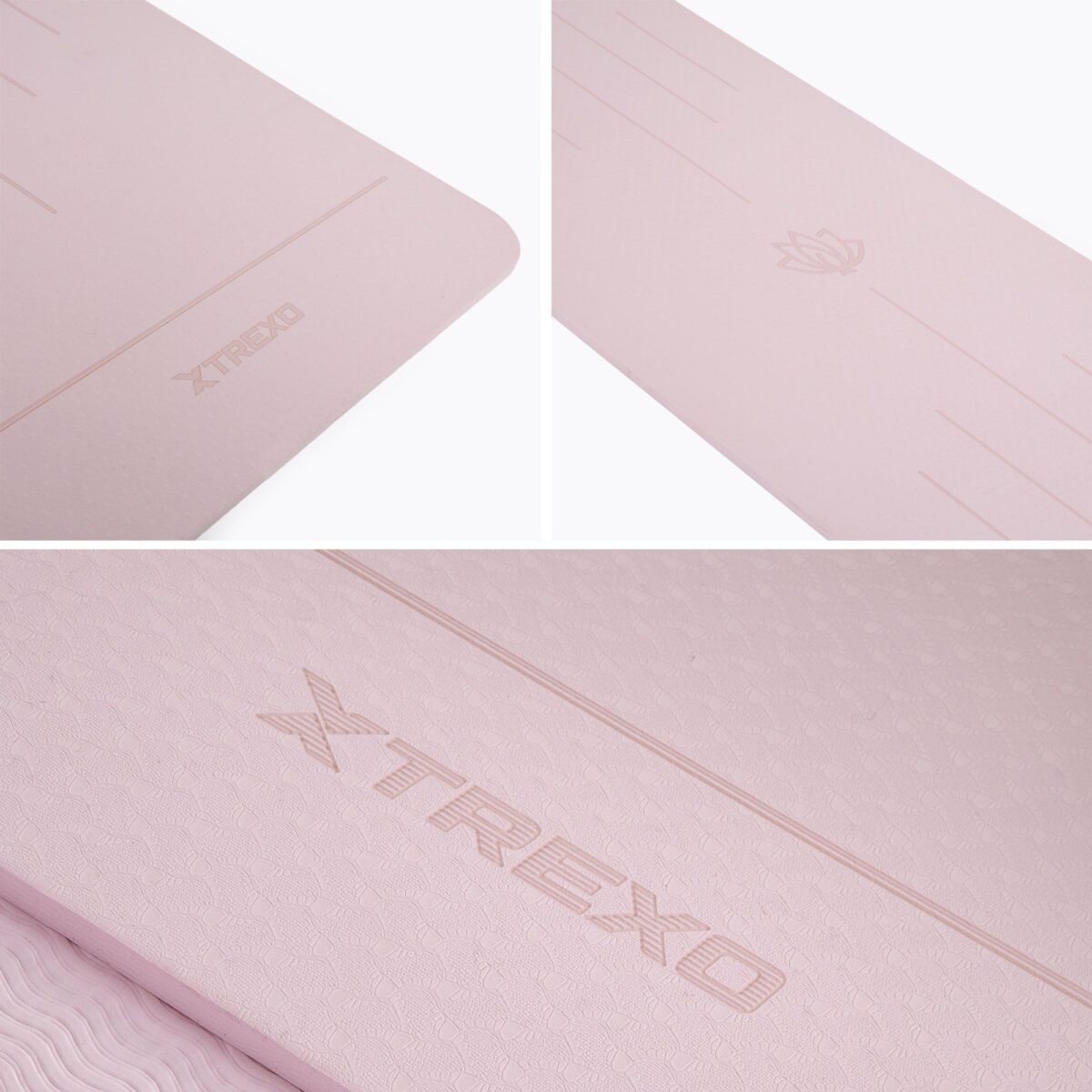 Килимок для тренувань XTREXO TXO-B4Z002-VT 6 мм фіолетовий - Зображення 4