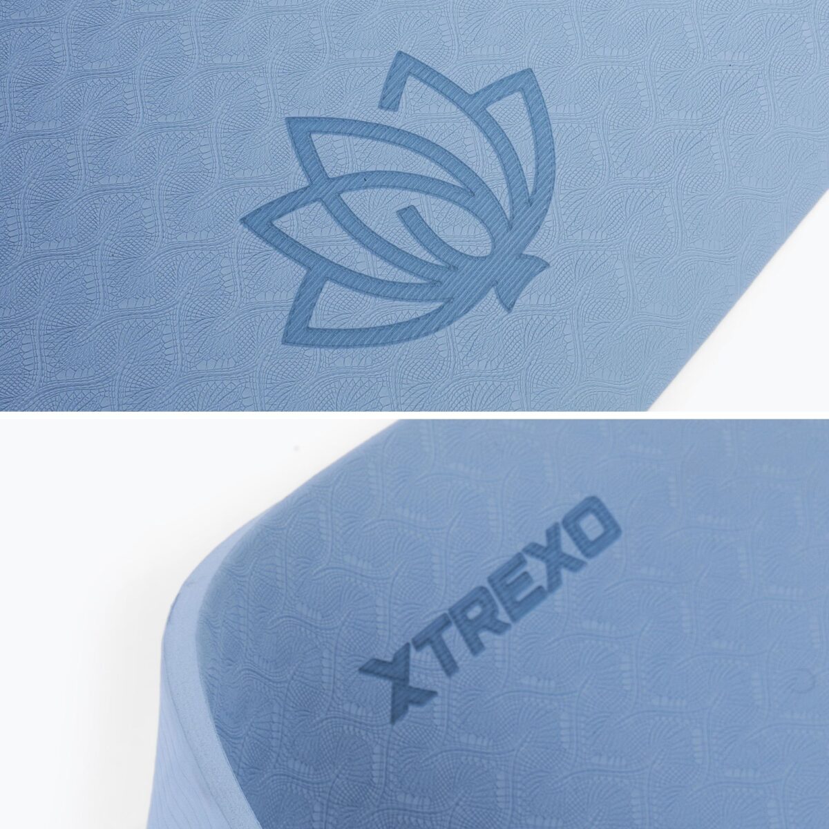 Килимок фітнес XTREXO comfort 10 mm TXO-B4Z003-BL blue - Зображення 3
