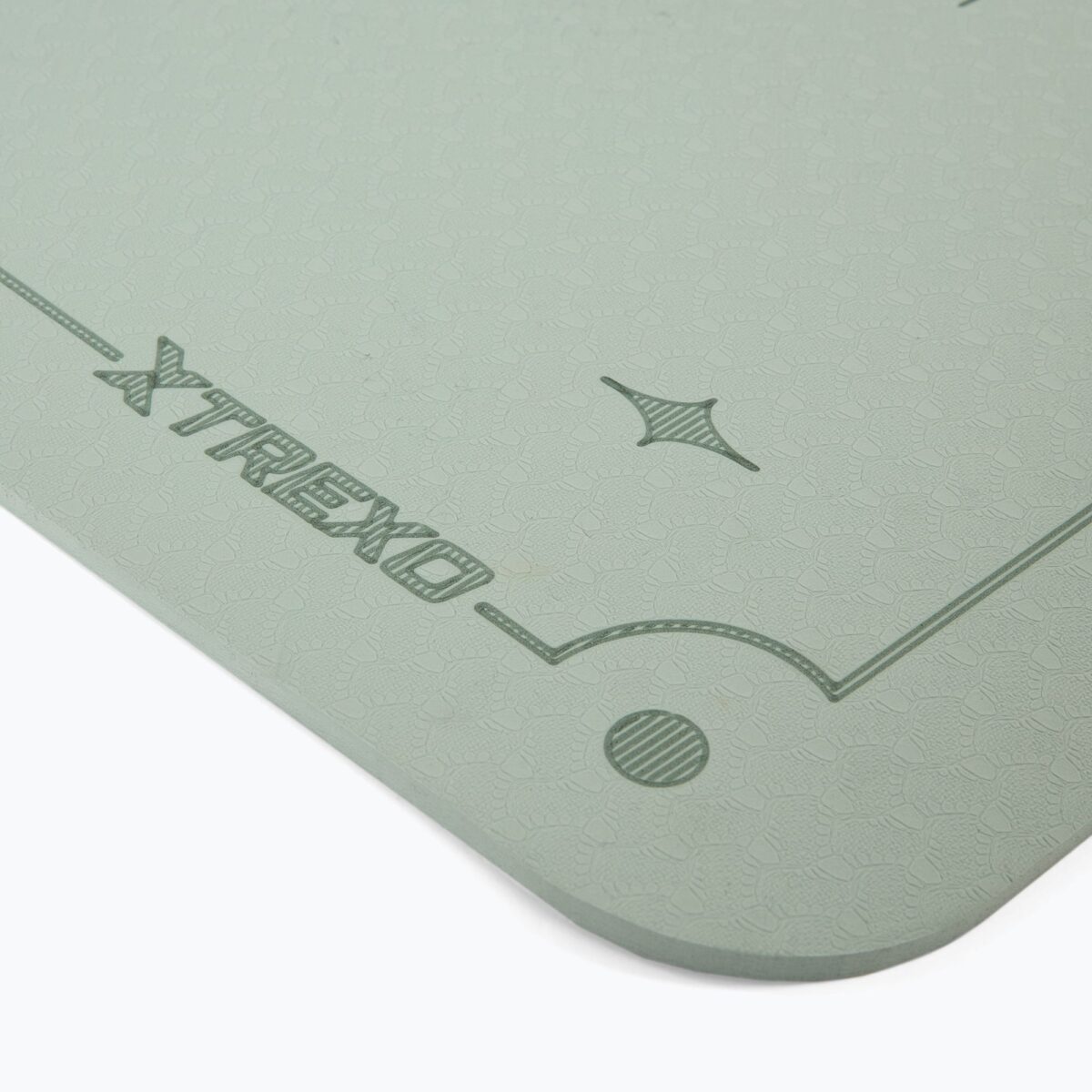 Килимок для йоги XTREXO EcoGrip 6 мм XTREXO TXO-B4Z001-GN зелений - Зображення 3