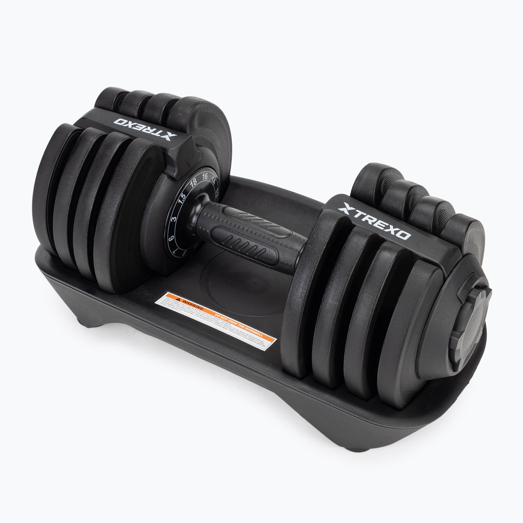 regul-ovana-gantel-xtrexo-txo-b4w003-18-kg-chorna-1184652 Регульована гантель XTREXO TXO-B4W003 18 кг чорна - Зображення 1