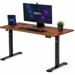 Стіл Hell's Chair Canyon Walnut з електричним регулюванням горіховий 140x70 см