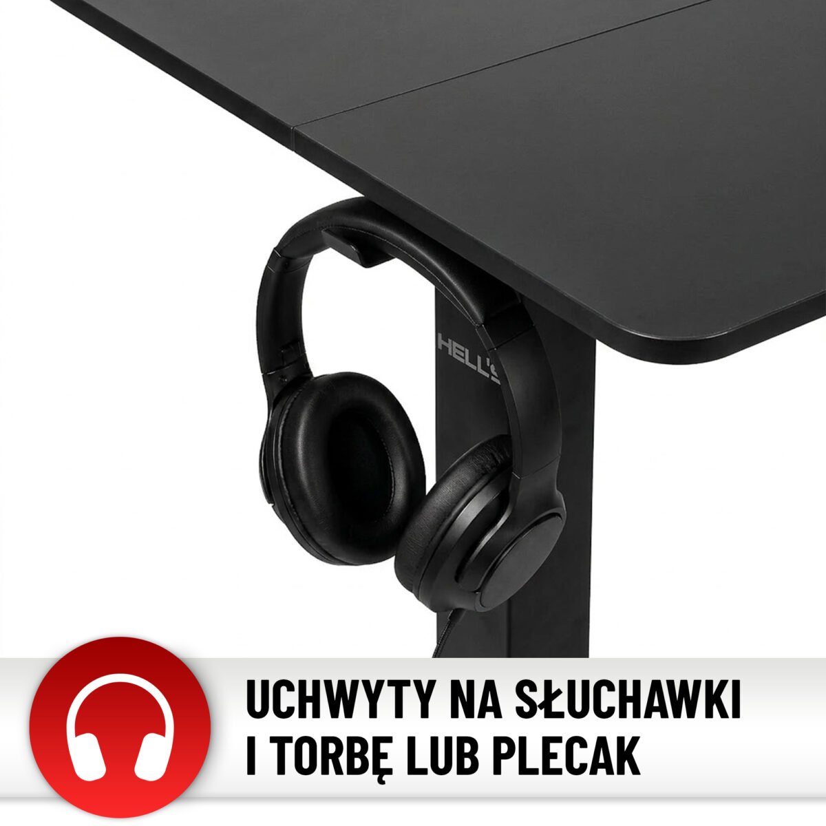 Стіл Hell's Chair з електричним регулюванням Black 140x70 см - Зображення 15