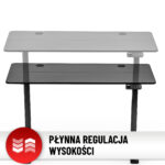 Стіл Hell's Chair з електричним регулюванням Black 140x70 см - Зображення 16