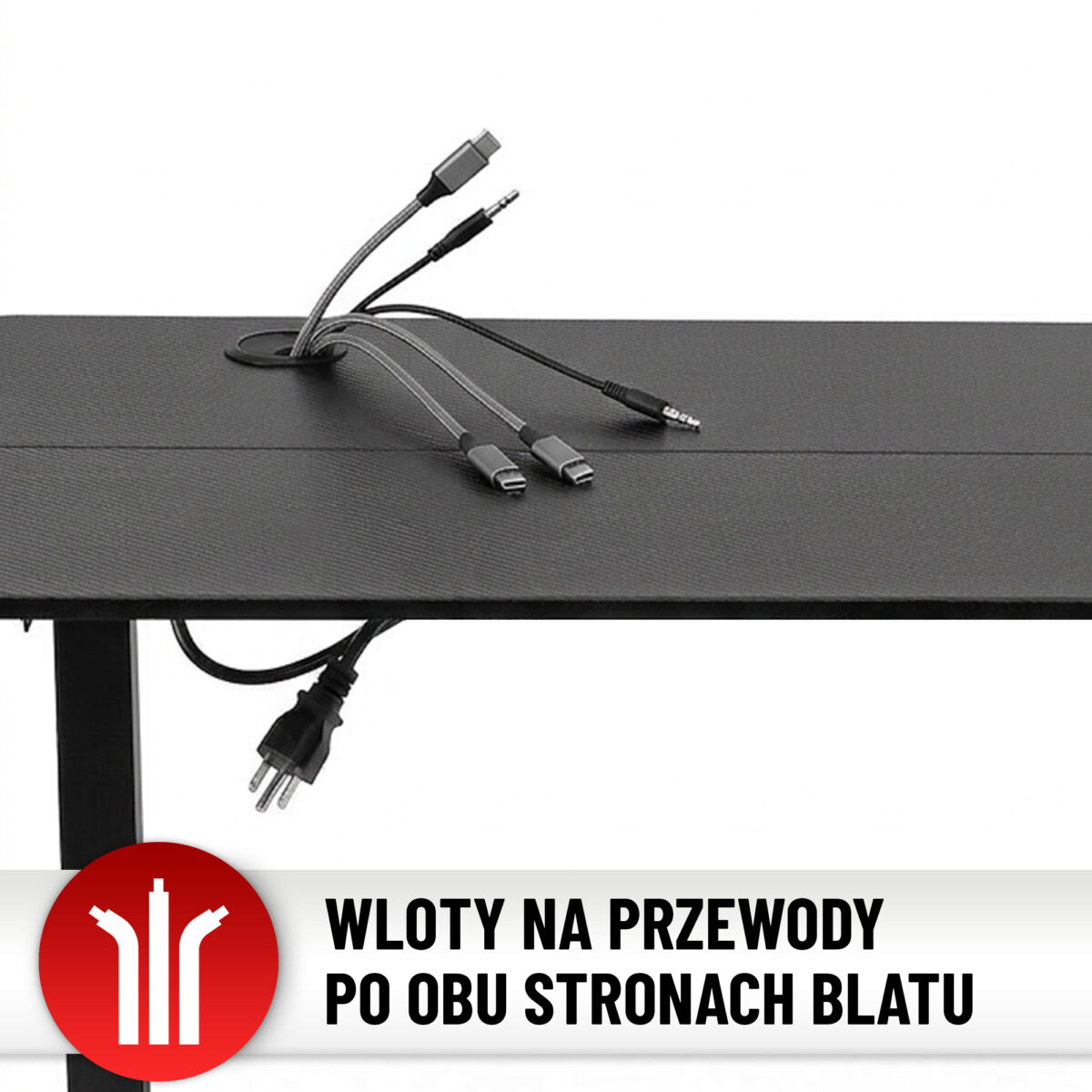 Стіл Hell's Chair з електричним регулюванням Black Carbon 140x70 см - Зображення 14