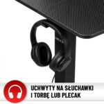 Стіл Hell's Chair з електричним регулюванням Black Carbon 140x70 см - Зображення 15