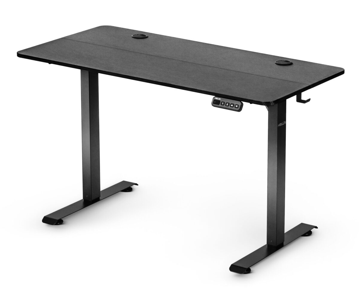 Стіл Hell's Chair з електричним регулюванням Black Carbon 140x70 см - Зображення 5