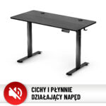 Стіл Hell's Chair з електричним регулюванням Black Carbon 140x70 см - Зображення 11