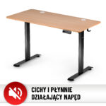 Стіл Hell's Chair Natur Wood Black з електричним регулюванням 140x70 см - Зображення 7