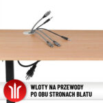 Стіл Hell's Chair Natur Wood Black з електричним регулюванням 140x70 см - Зображення 10