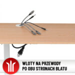 Стіл Hell's Chair Natur Wood White з електричним регулюванням 140x70 см - Зображення 12