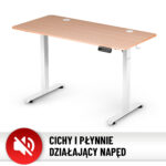 Стіл Hell's Chair Natur Wood White з електричним регулюванням 140x70 см - Зображення 9