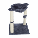 Кігтеточка для кота 40×40×51 см, темно-сіра, REBEL ANIMALS RA-1001