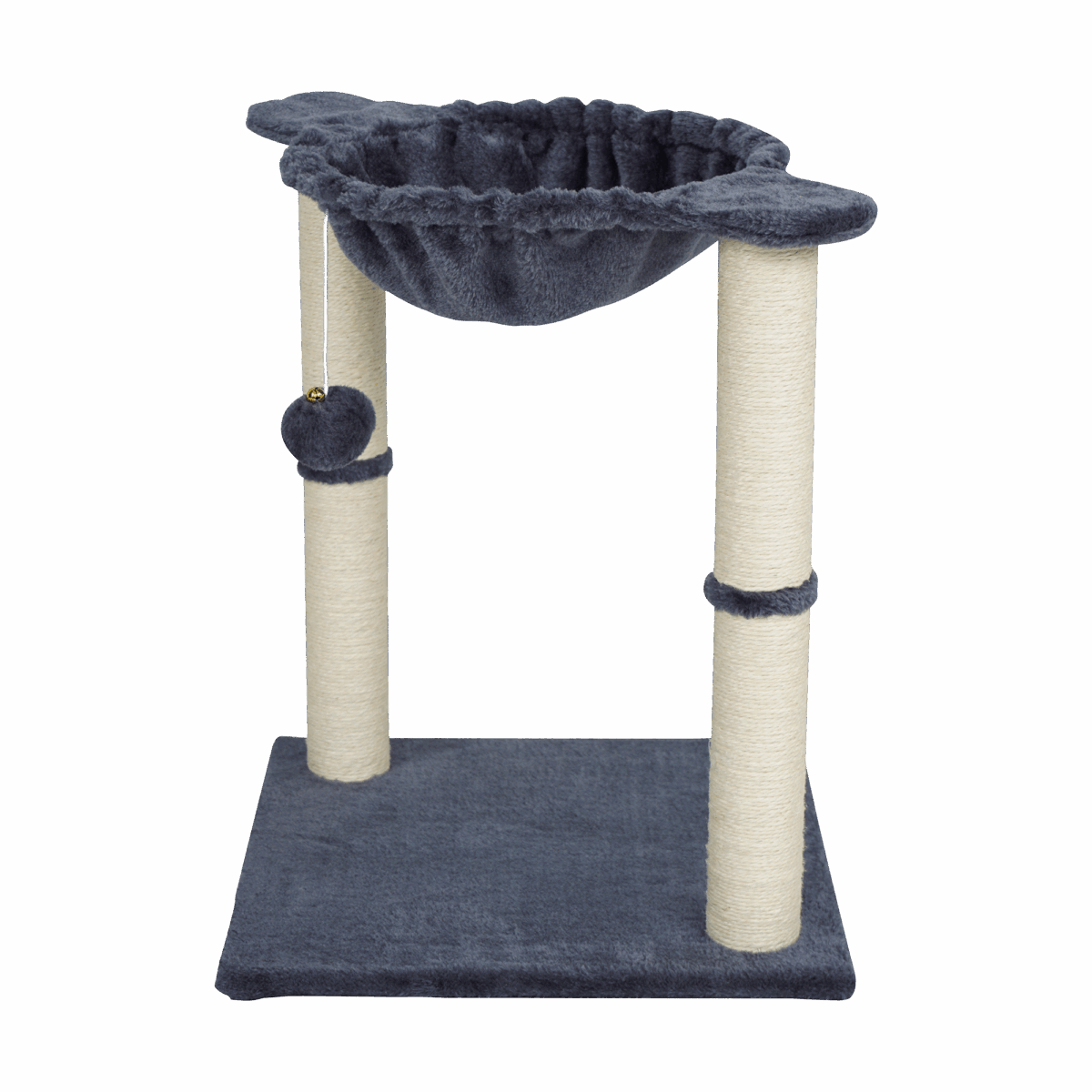 Кігтеточка для кота 40×40×51 см, темно-сіра, REBEL ANIMALS RA-1001 - Зображення 2