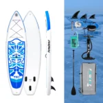 SUP-дошка надувна FunWater SUPFW05B Tiki 3,2 м (синьо-білий) - Зображення 6