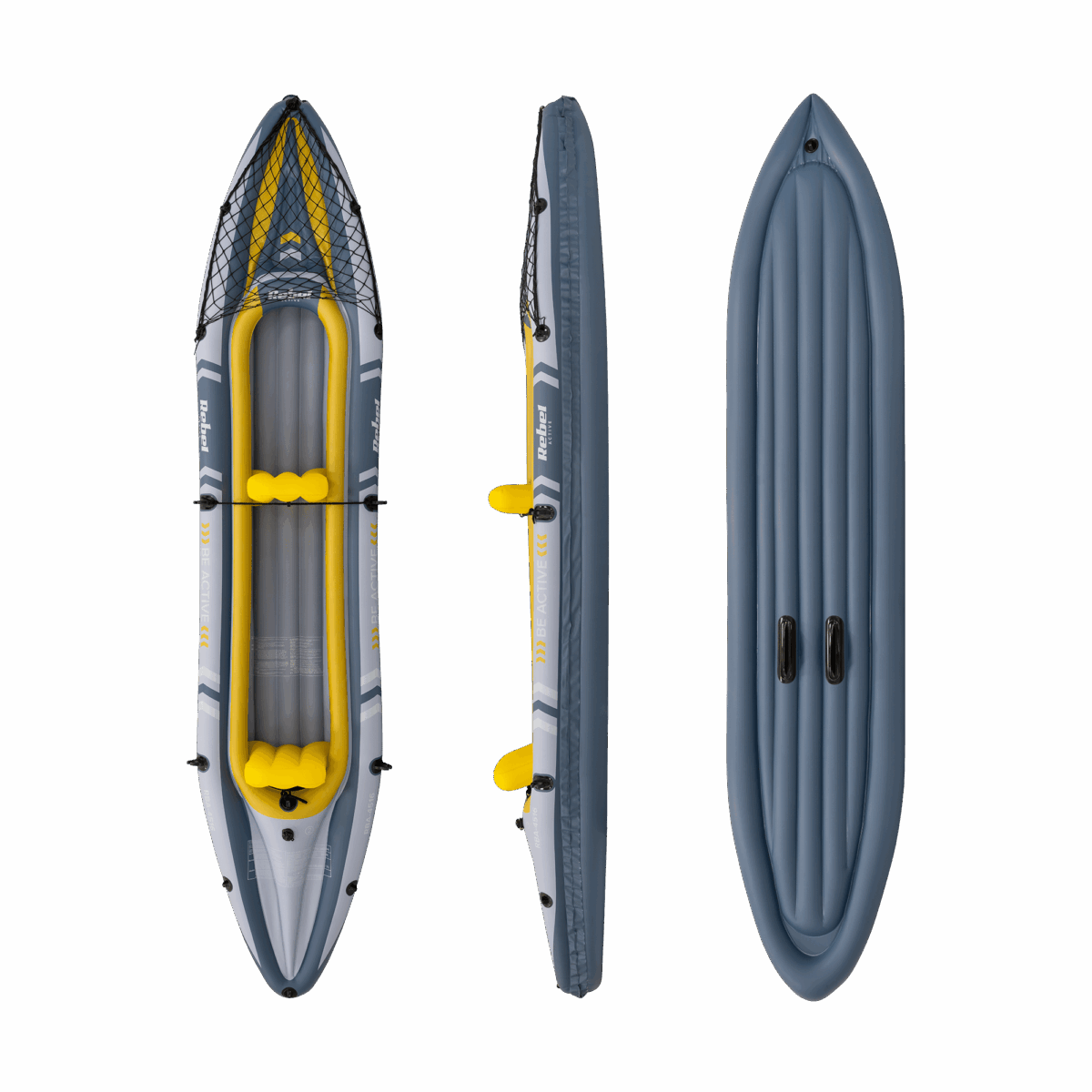 Надувний каяк REBEL RBA-4516 ACTVIE, 350x78x52, комплект - Зображення 3