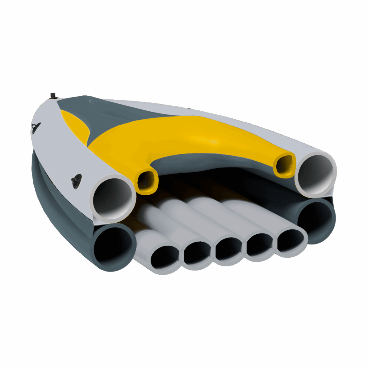 Надувний каяк REBEL RBA-4516 ACTVIE, 350x78x52, комплект - Зображення 7