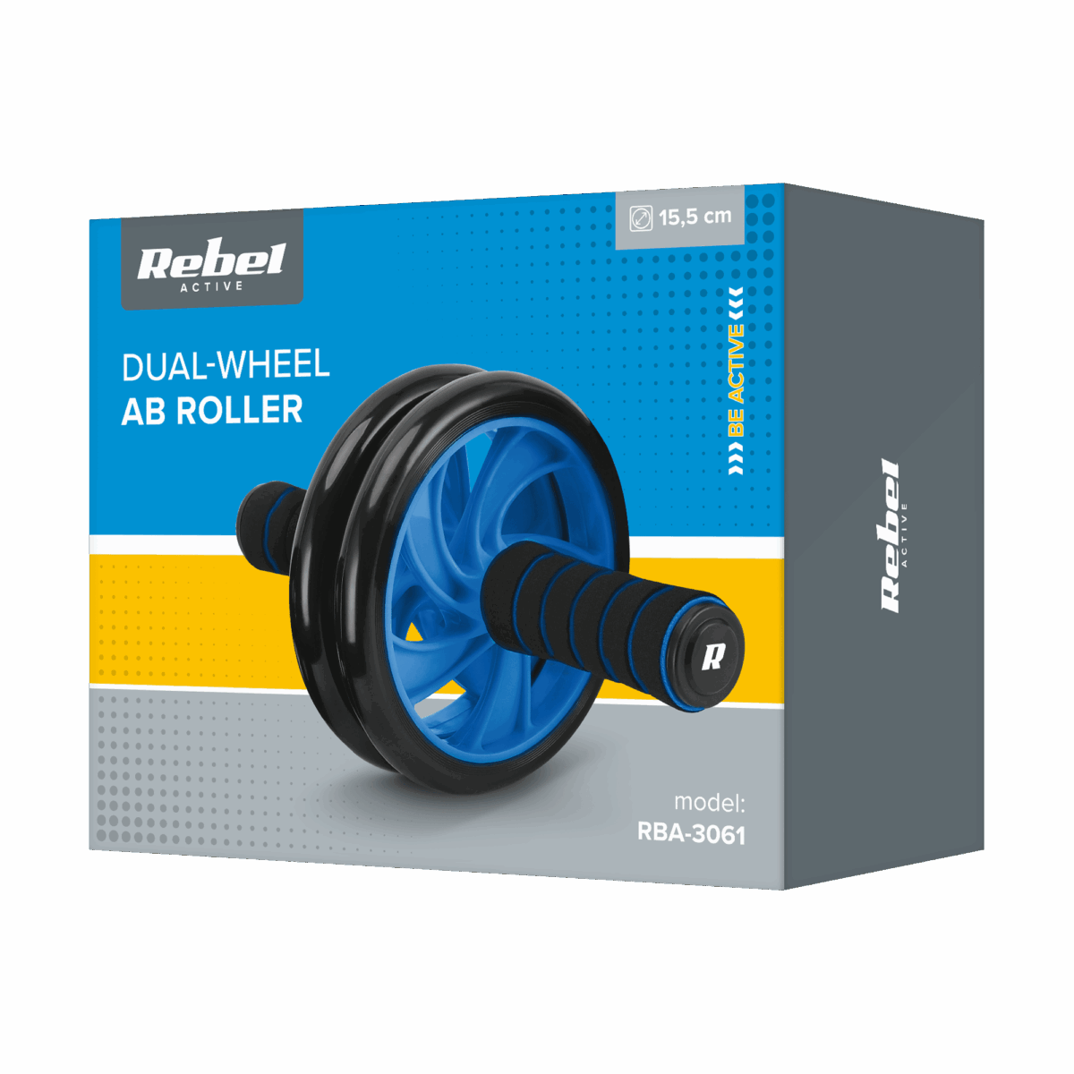 Ролик для вправ на прес REBEL RBA-3061 ACTIVE AB Wheel AB-2 - Зображення 7