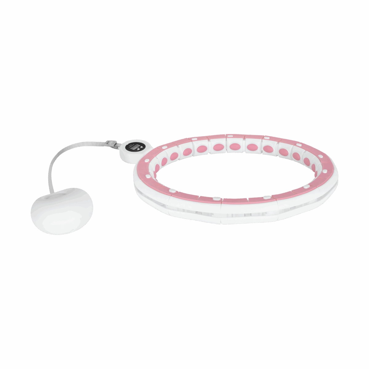 Розумний обруч REBEL RBA-3067-PK ACTIVE для схуднення  з лічильником, шипами та вантажами - Зображення 4