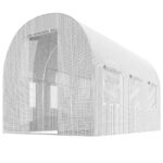 Посилена Теплиця Огородня 2 x 3 м (6 м²) білий Plonos - Захист для рослин - Зображення 2