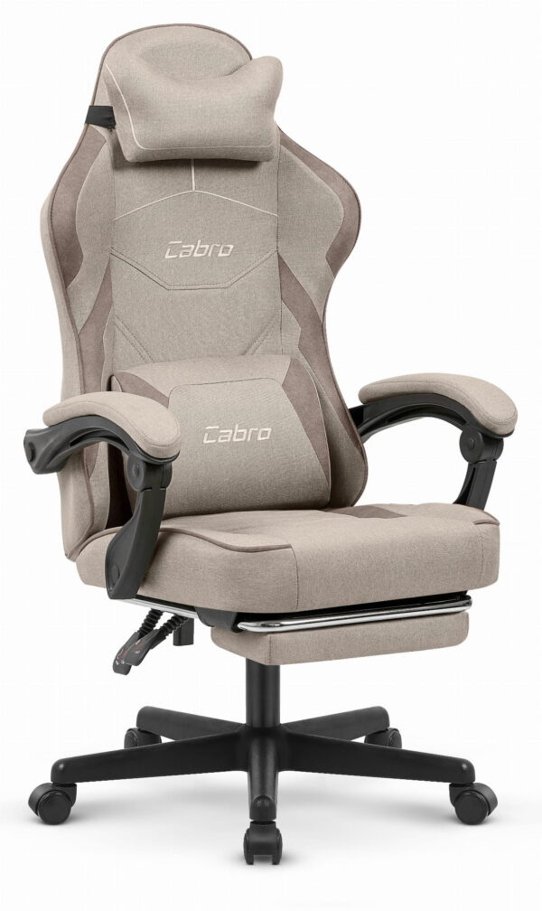 Ігрове крісло Cabro C502 Beige тканина