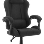 Геймерське крісло Hell's Chair HC-1008 Black 2.0 тканина/сітка