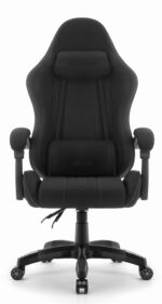 Геймерське крісло Hell's Chair HC-1008 Black 2.0 тканина/сітка - Зображення 3