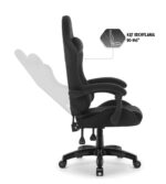 Геймерське крісло Hell's Chair HC-1008 Black 2.0 тканина/сітка - Зображення 9