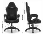 Геймерське крісло Hell's Chair HC-1008 Black 2.0 тканина/сітка - Зображення 10