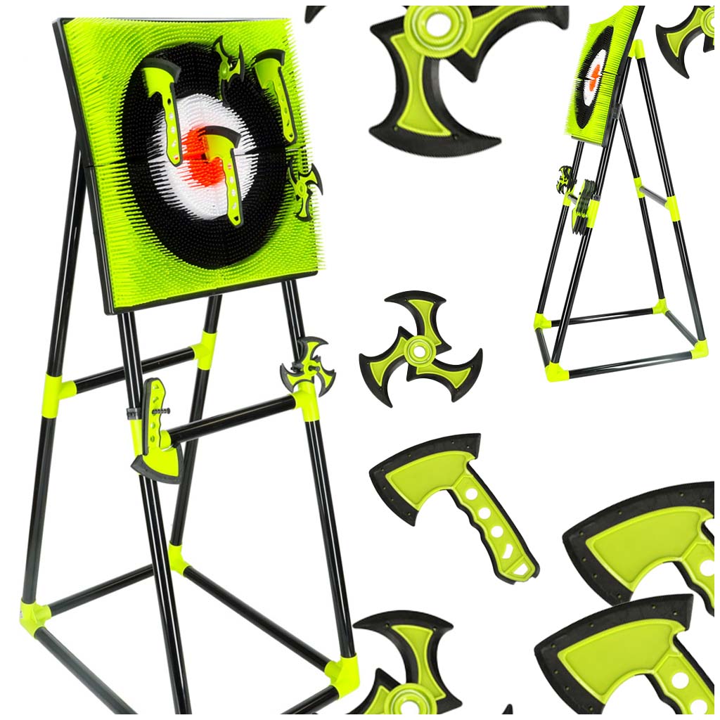 Silicone-dartboard-target-axe-star-168694 Силіконова мішень для дартсу IKONKA KX3820 для дітей - Зображення 1