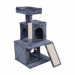 Кігтеточка для кота 49x46x91 cм ,темно-сіра, REBEL ANIMALS RA-1005