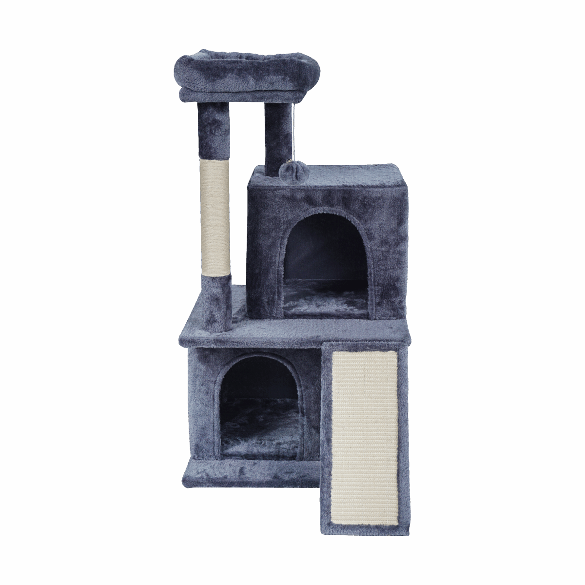 Кігтеточка для кота 49x46x91 cм ,темно-сіра, REBEL ANIMALS RA-1005 - Зображення 3