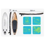 SUP дошка Neo-sport 170212 Aquasurf 10.6 320 см - Зображення 3