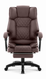 Офісне крісло Hell's Chair HC-1031 Brown екошкіра - Зображення 3