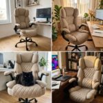 Офісне крісло Hell's Chair HC-1033 Beige тканина - Зображення 7