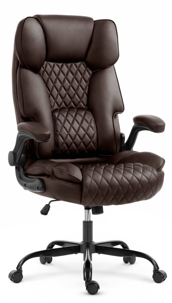 Офісне крісло Hell's Chair HC-1033 Brown екошкіра