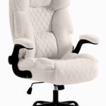 Офісне крісло Hell's Chair HC-1033 Cream тканина букле