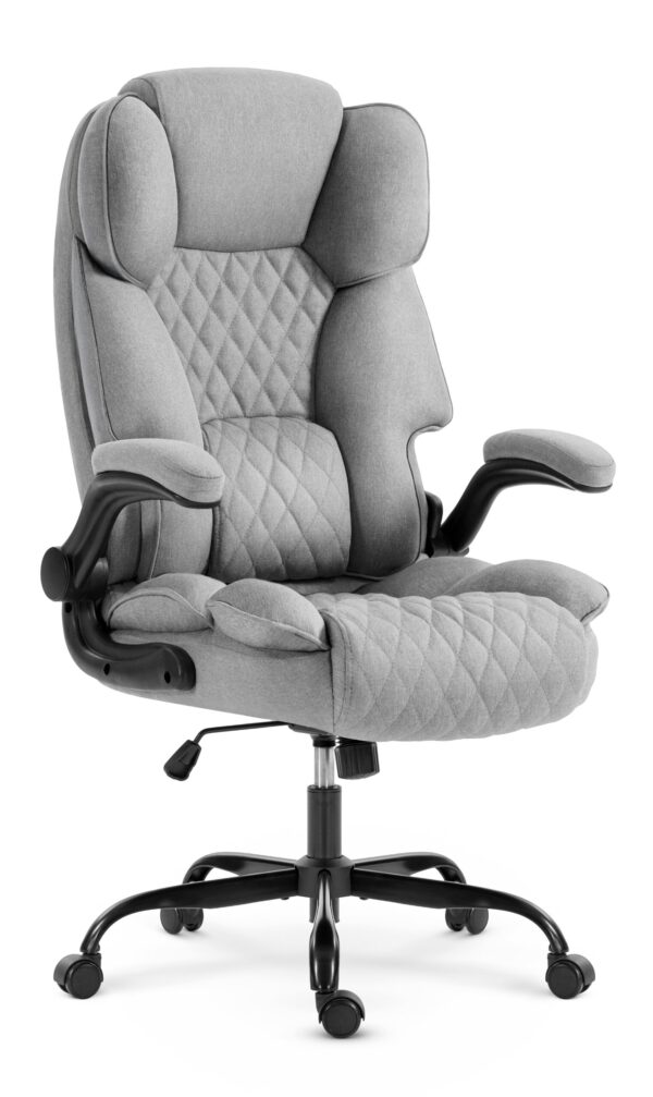 Офісне крісло Hell's Chair HC-1033 Grey тканина