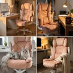 Офісне крісло Hell's Chair HC-1033 Pink тканина - Зображення 8