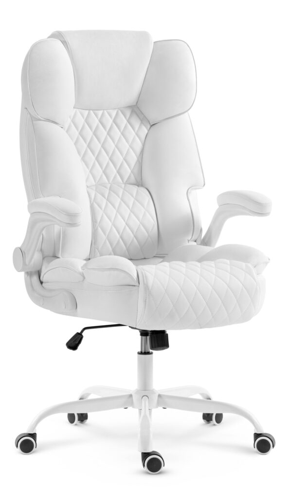 Офісне крісло Hell's Chair HC-1033 White екошкіра