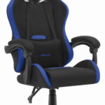 Геймерське крісло Hell's Chair HC-1012 Black Blue тканина