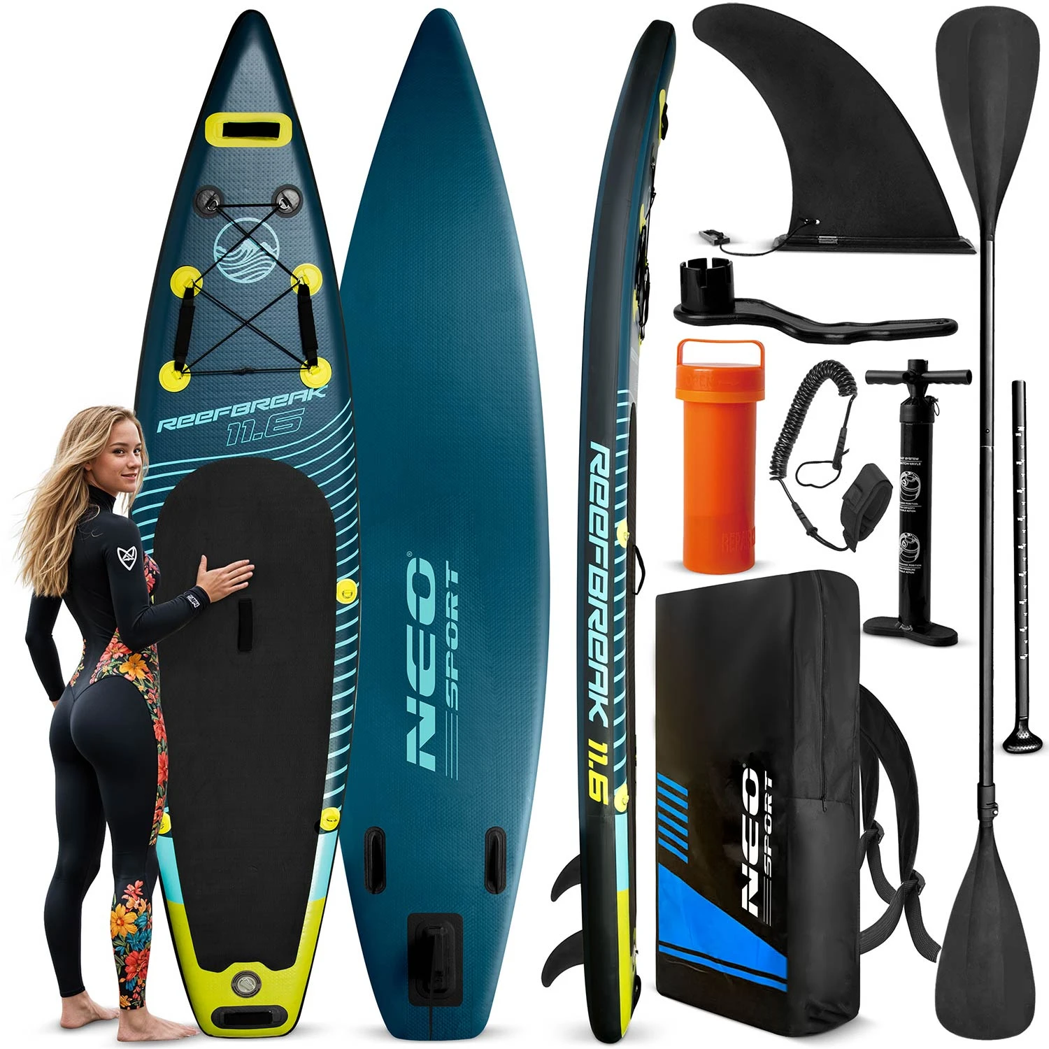 deska-sup-reefbreak-350-x-81_62489 SUP дошка Neo-sport 170310 Reefbreak 11.6 350 см - Зображення 1