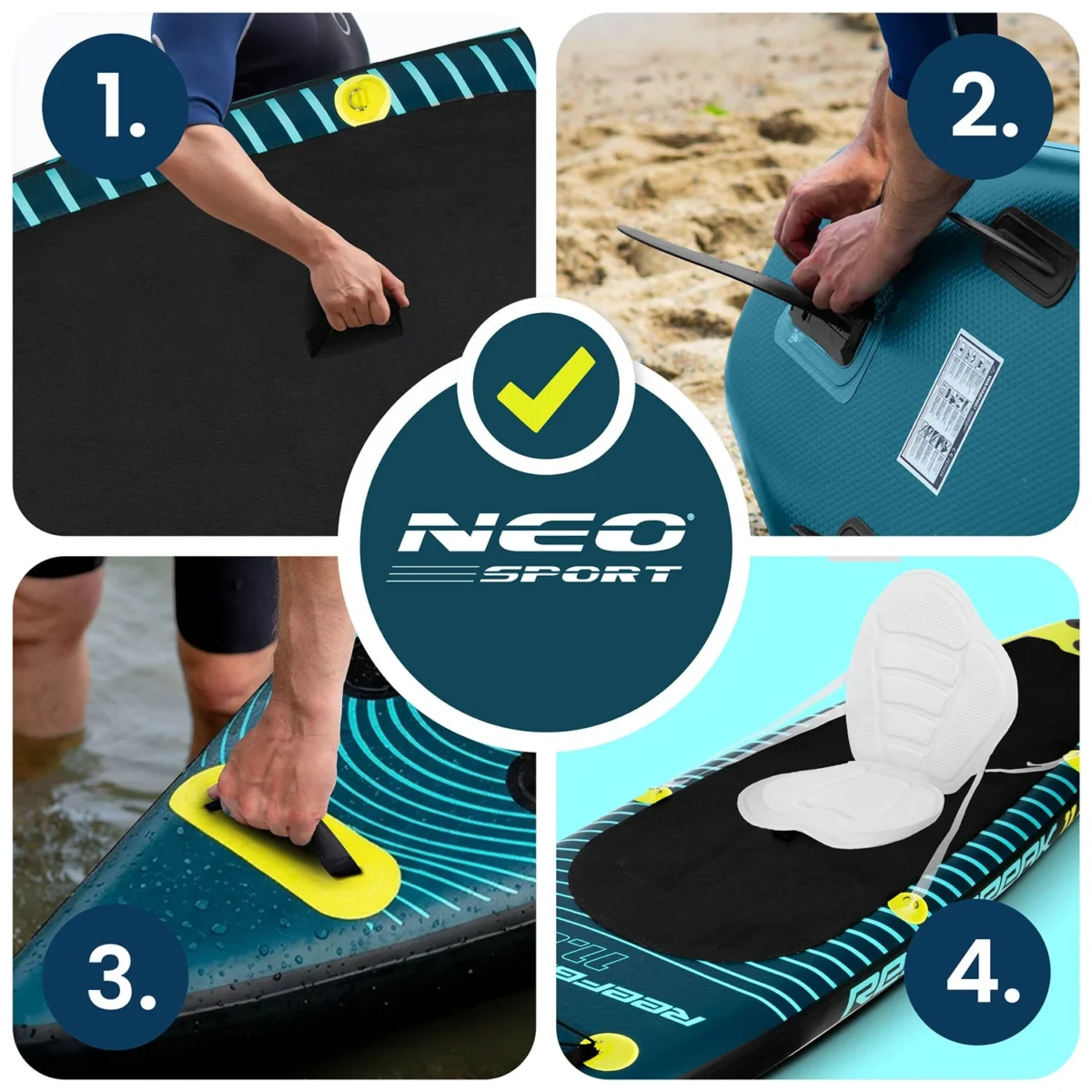 SUP дошка Neo-sport 170310 Reefbreak 11.6 350 см - Зображення 10