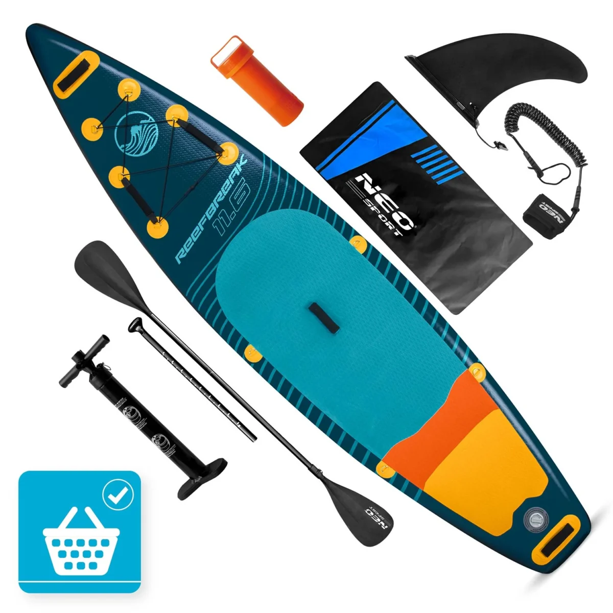 SUP дошка Neo-sport 170311 Reefbreak 11.6 350 см - Зображення 4