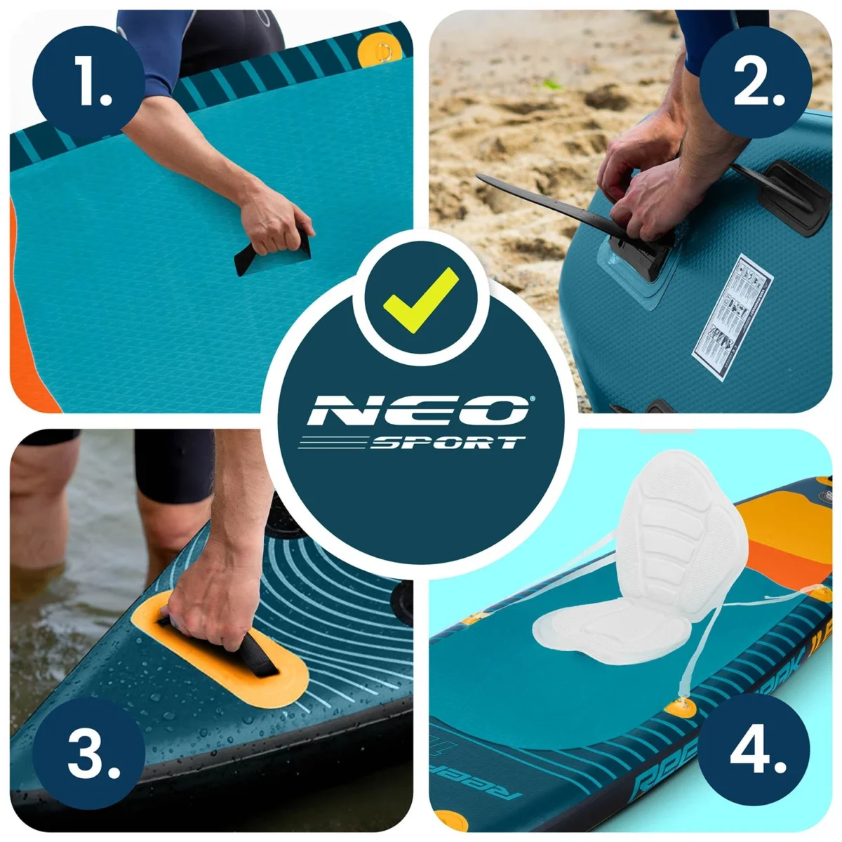 SUP дошка Neo-sport 170311 Reefbreak 11.6 350 см - Зображення 10