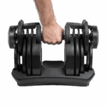Чавунні регульовані гантелі Rebel RBA-2304 ACTIVE 40 кг з автоматичним налаштуванням ваги - Зображення 3